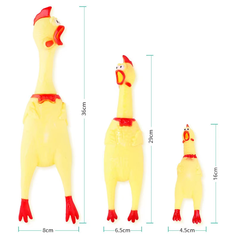 Dog Toys Screaming Chicken Squeeze Squeaky Toys for Dog Interactive