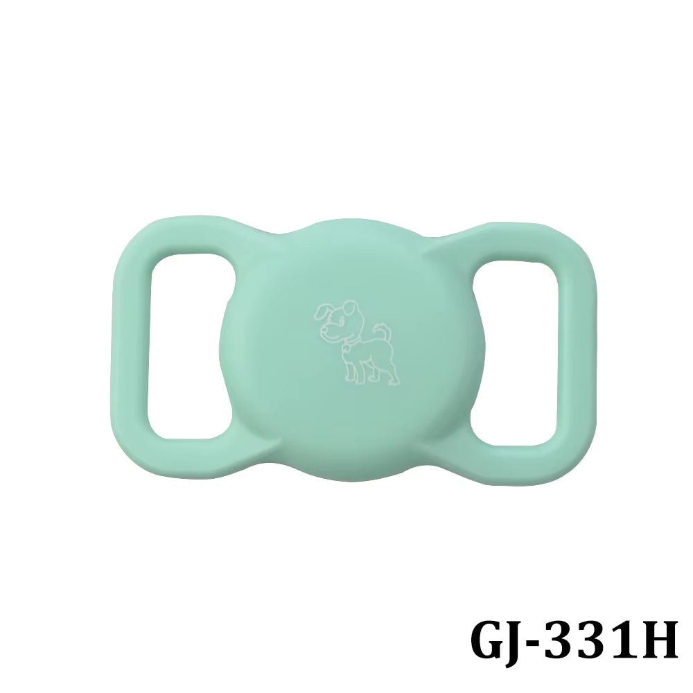 Patterned Airtag Silicone Pet Collar