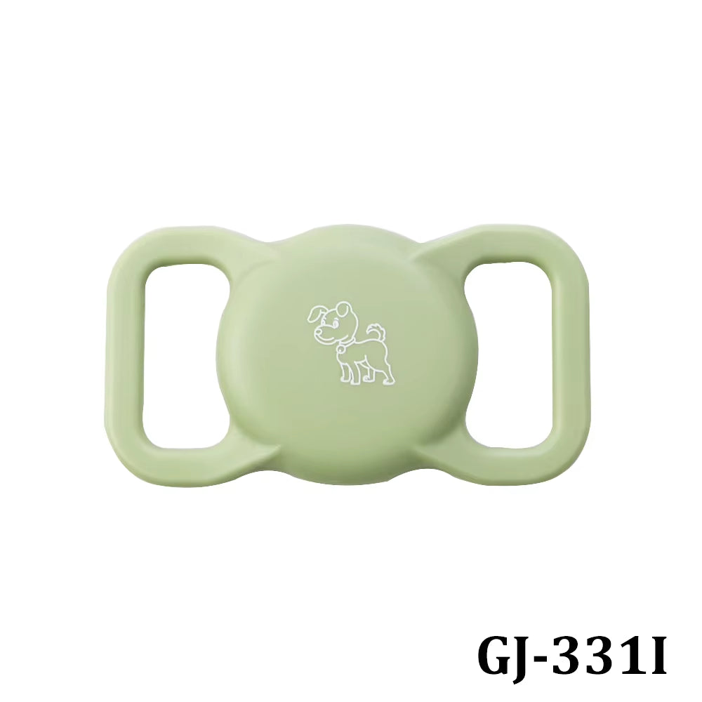Patterned Airtag Silicone Pet Collar