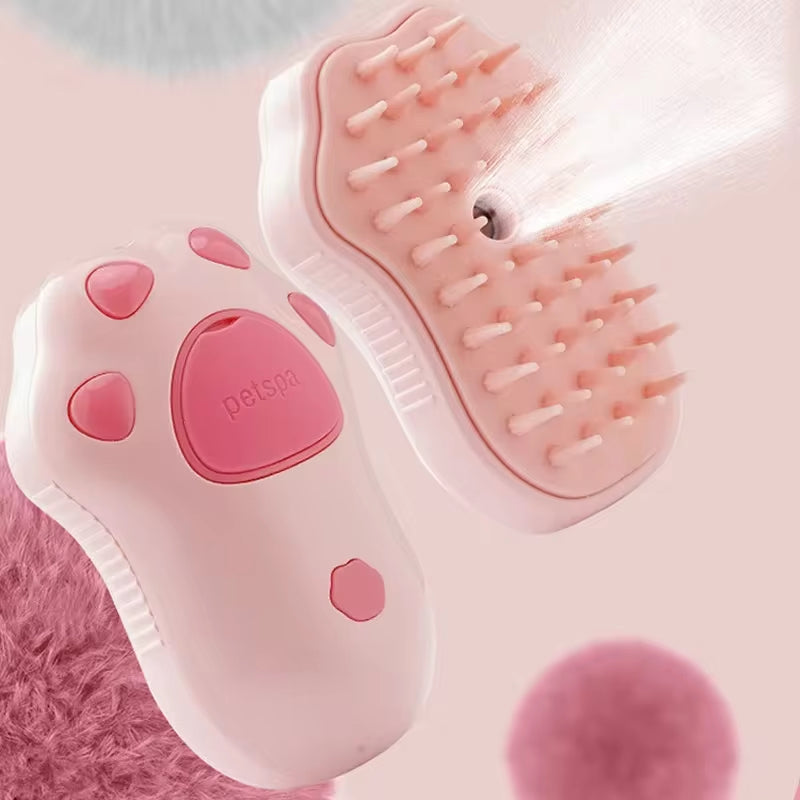 3 in 1 Pet Brush Cat Steam Brush Comb Dog Brush Electric Spray