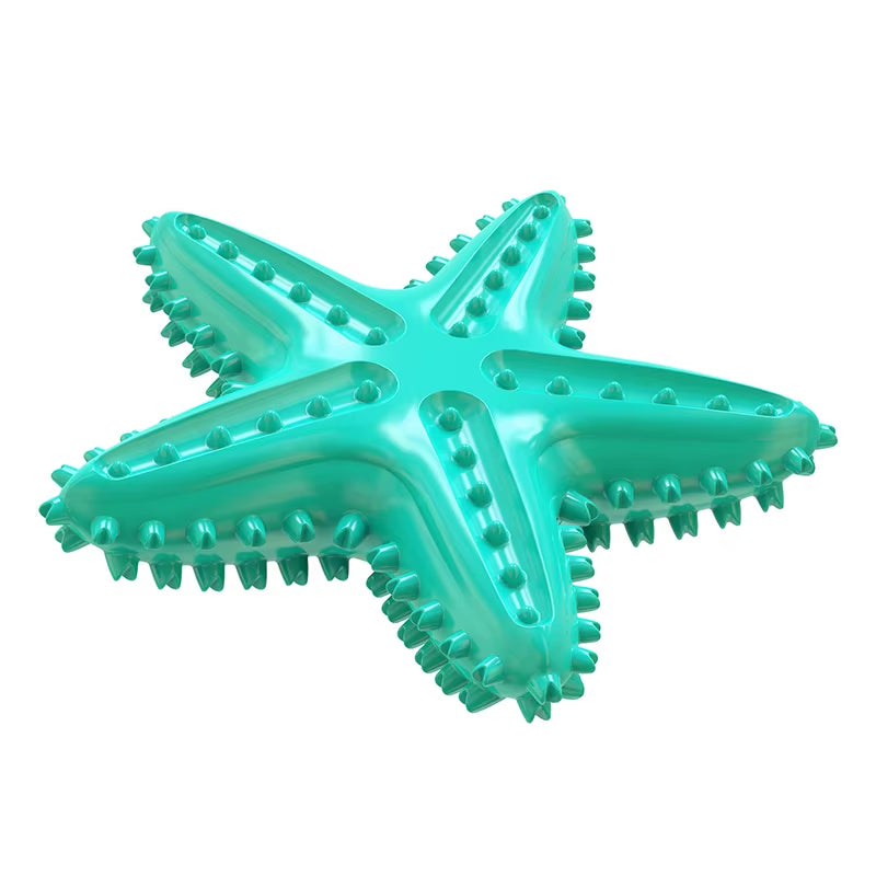 Dog Toys for Large Dogs Tooth Cleaning Chew Funny Interactive Training Starfish