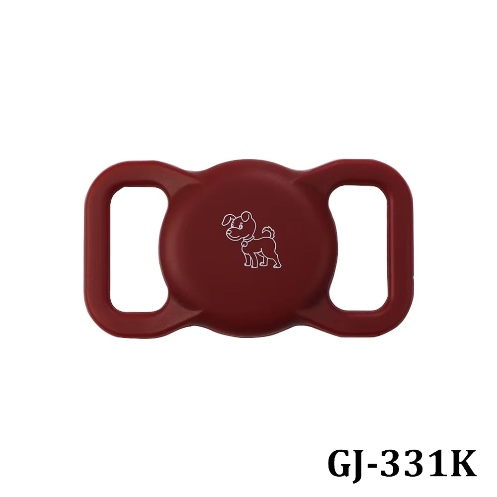 Patterned Airtag Silicone Pet Collar