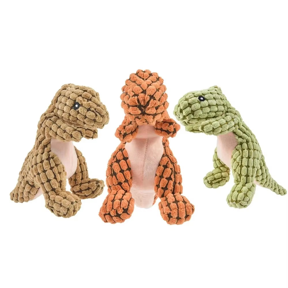 Cats and Dogs Pet Plush Dinosaur Toys Interactive Dog Chew Toys Plush Stuffing