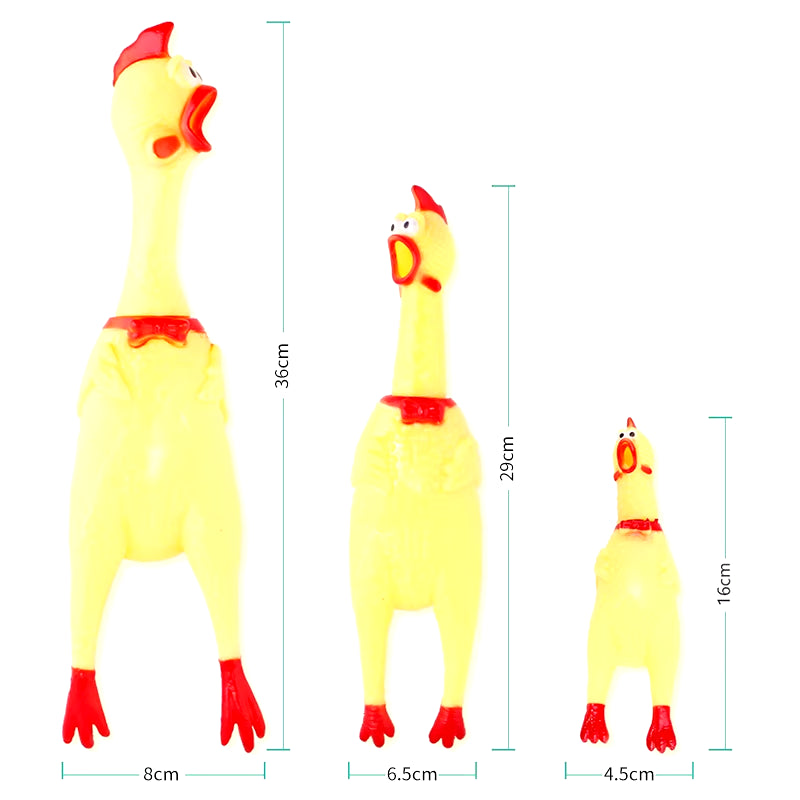 Dog Toys Screaming Chicken Squeeze Squeaky Toys for Dog Interactive