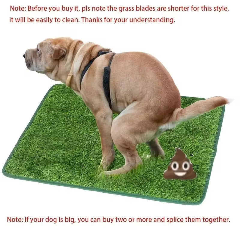 Artificial Grass Dog Potty Pad - Easy to Clean, Odor Resistant