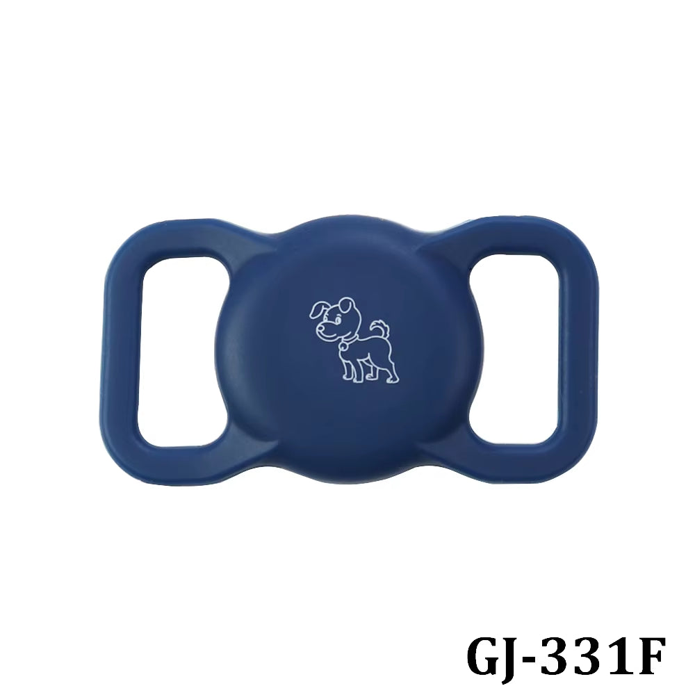 Patterned Airtag Silicone Pet Collar