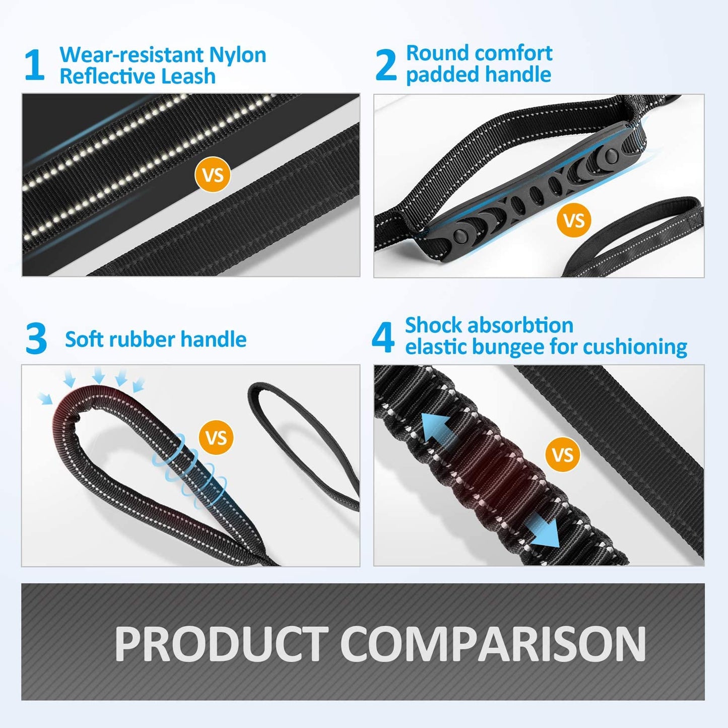 Multifunctional Leash with Car Seatbelt
