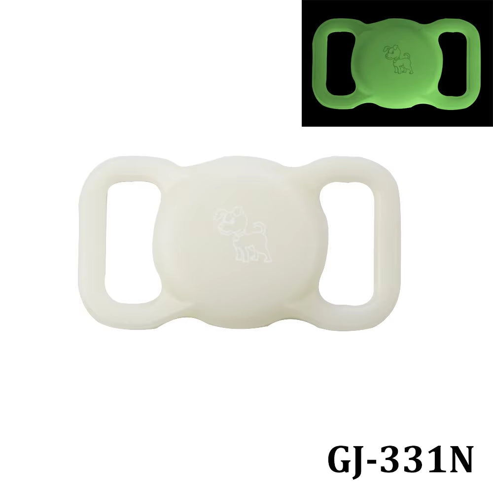 Patterned Airtag Silicone Pet Collar