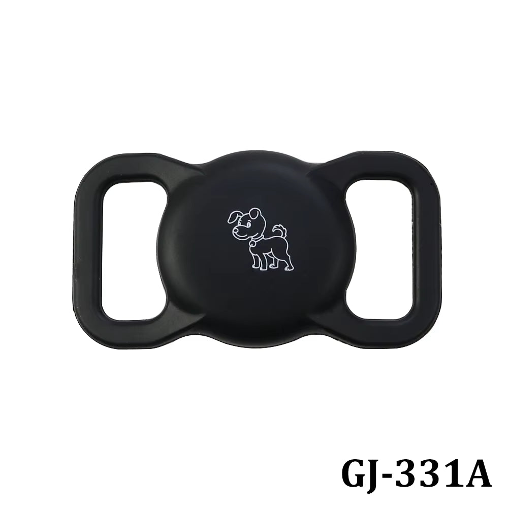 Patterned Airtag Silicone Pet Collar