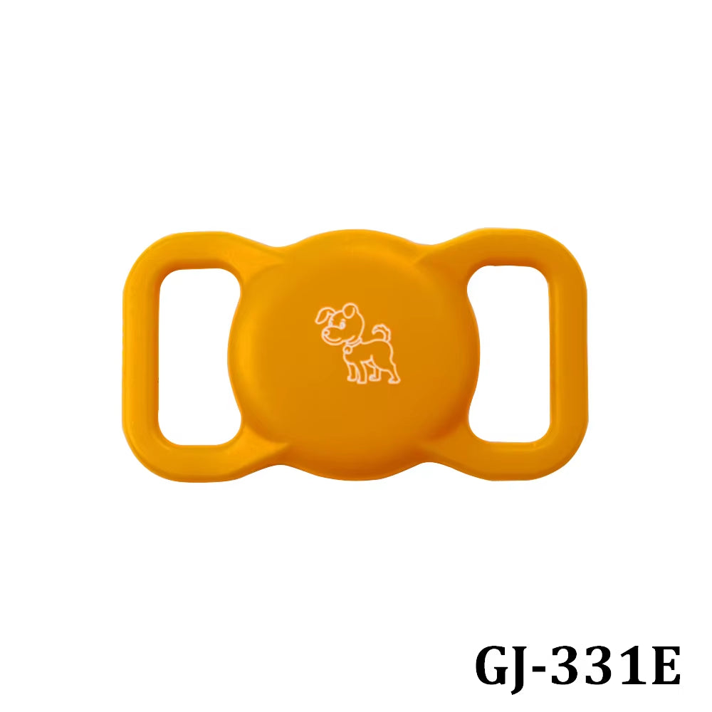 Patterned Airtag Silicone Pet Collar