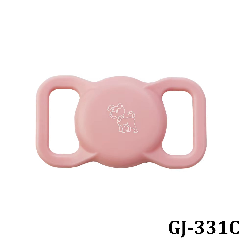Patterned Airtag Silicone Pet Collar