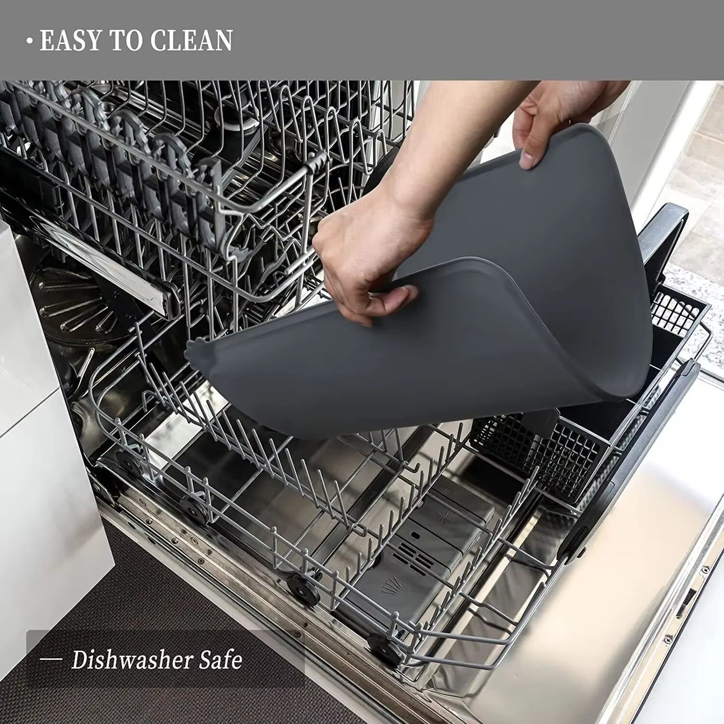 Cat Dog Food Mat for Pet Feeding Bowl Floors Waterproof Non Slip