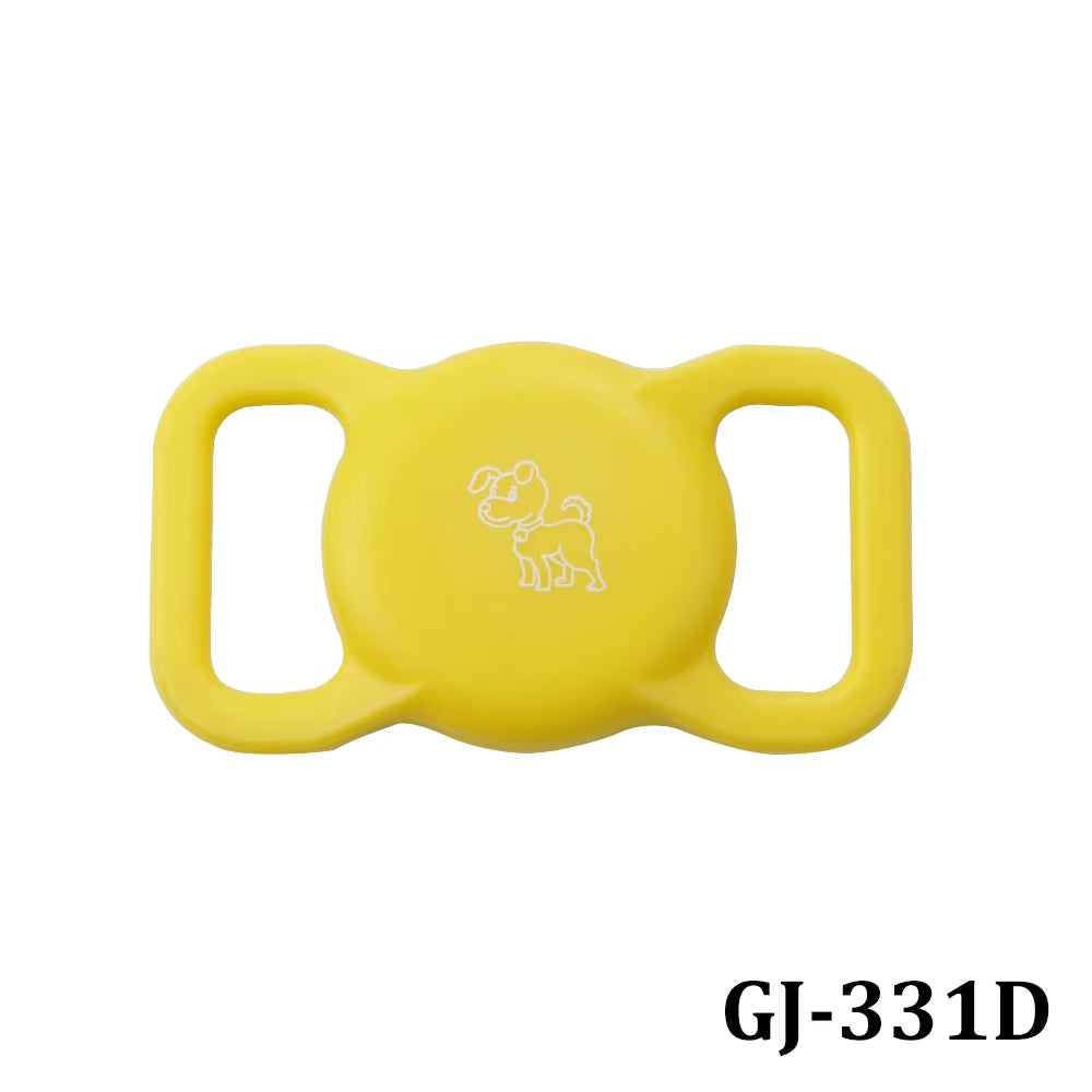 Patterned Airtag Silicone Pet Collar