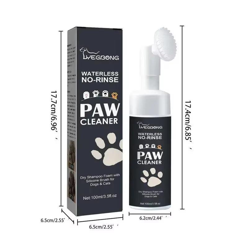 100Mlpaw Cleaner Foam Dog Claw Cleaner Cat Paw Cleaner