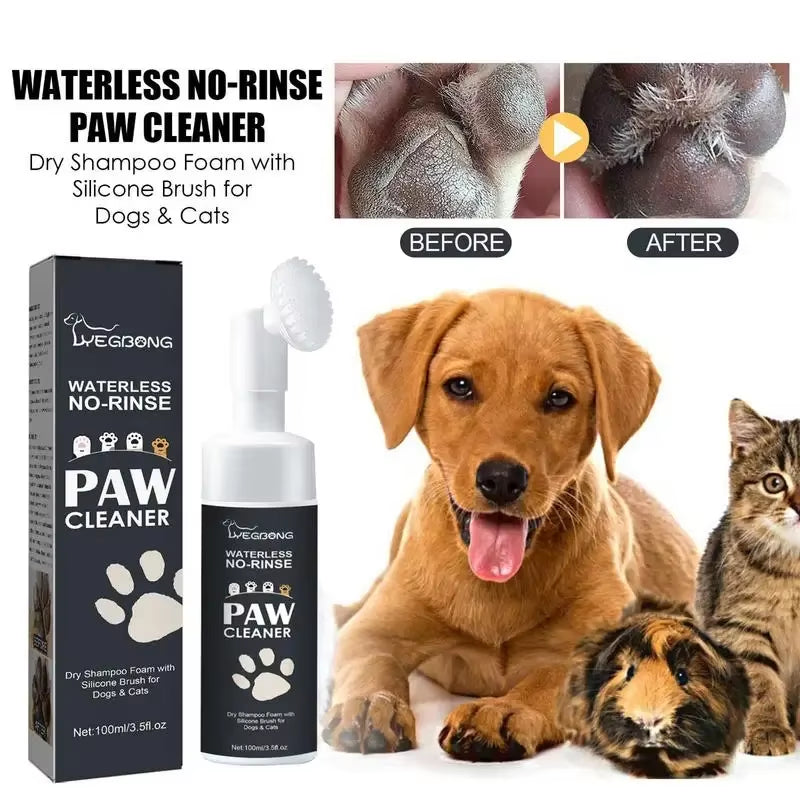 100Mlpaw Cleaner Foam Dog Claw Cleaner Cat Paw Cleaner 