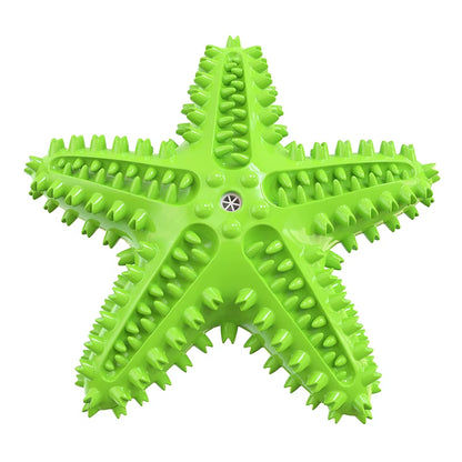 Dog Toys for Large Dogs Tooth Cleaning Chew Funny Interactive Training Starfish 