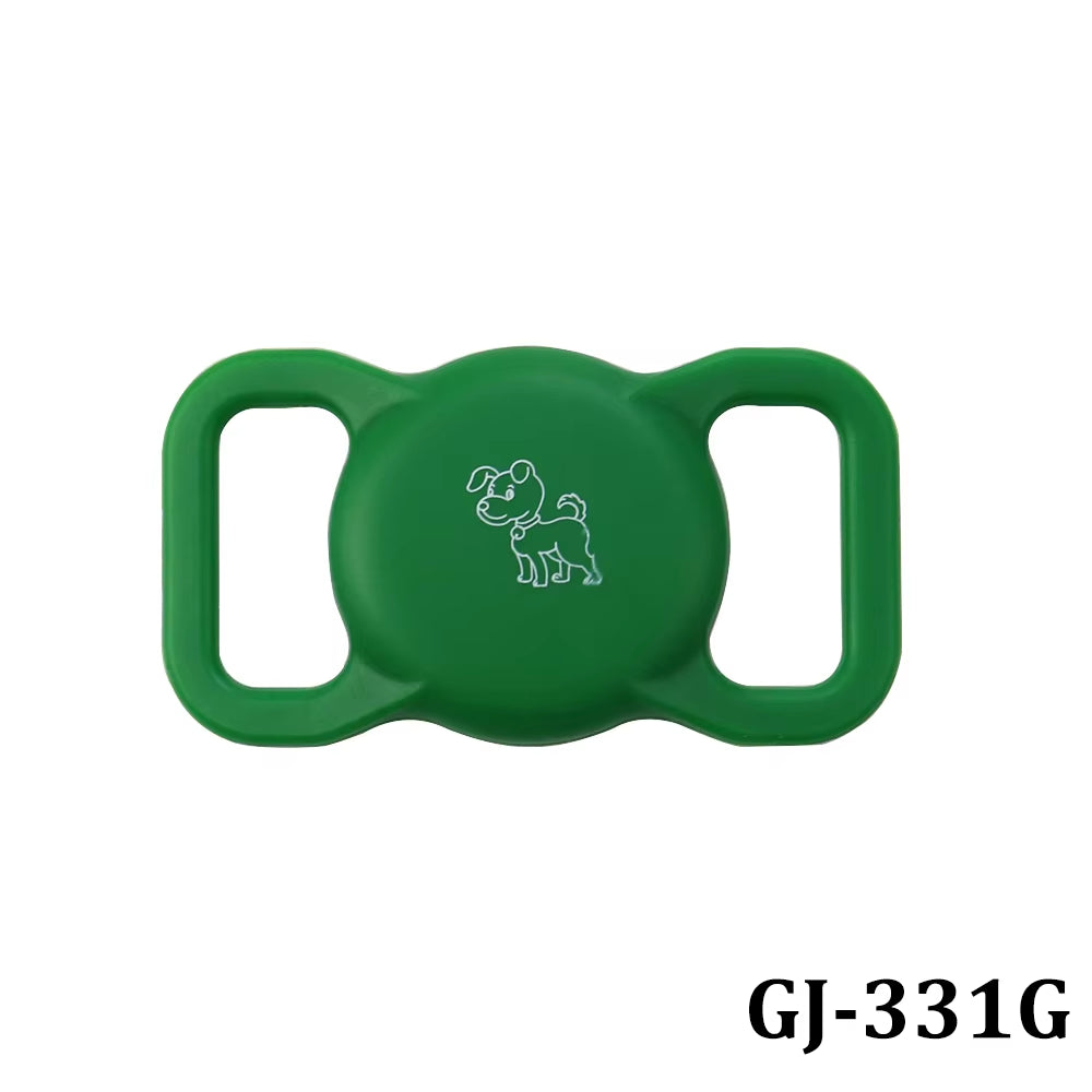 Patterned Airtag Silicone Pet Collar 