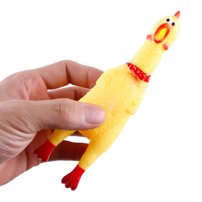 Dog Toys Screaming Chicken Squeeze Squeaky Toys for Dog Interactive 