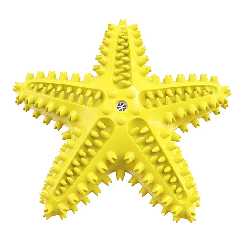 Dog Toys for Large Dogs Tooth Cleaning Chew Funny Interactive Training Starfish 