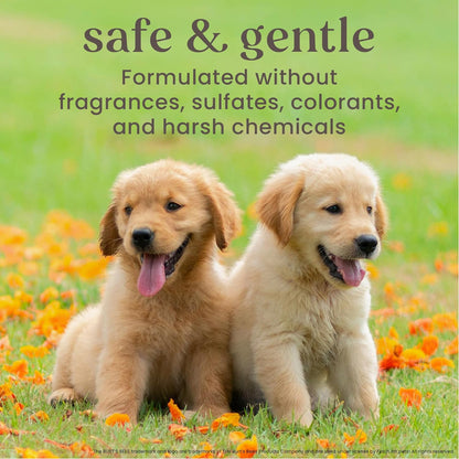 Puppies Natural Tearless 2 in 1 Shampoo and Conditioner | Made with Buttermilk and Linseed Oil | Best Tearless Puppy Shampoo for Gentle Skin and Coat | Made in USA, 16 Oz