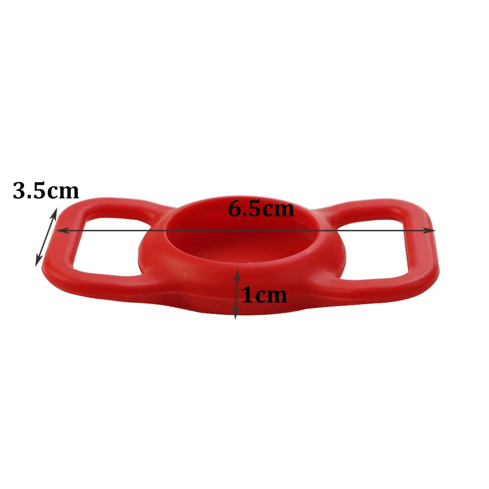 Patterned Airtag Silicone Pet Collar 