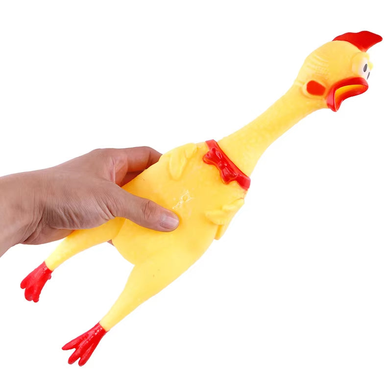 Dog Toys Screaming Chicken Squeeze Squeaky Toys for Dog Interactive 