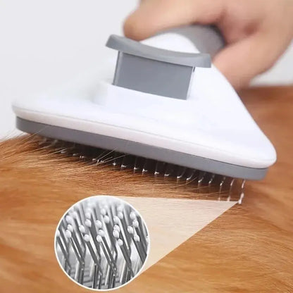 Pet Dog Brush Cat Comb Self Cleaning Pet Hair Remover Brush 