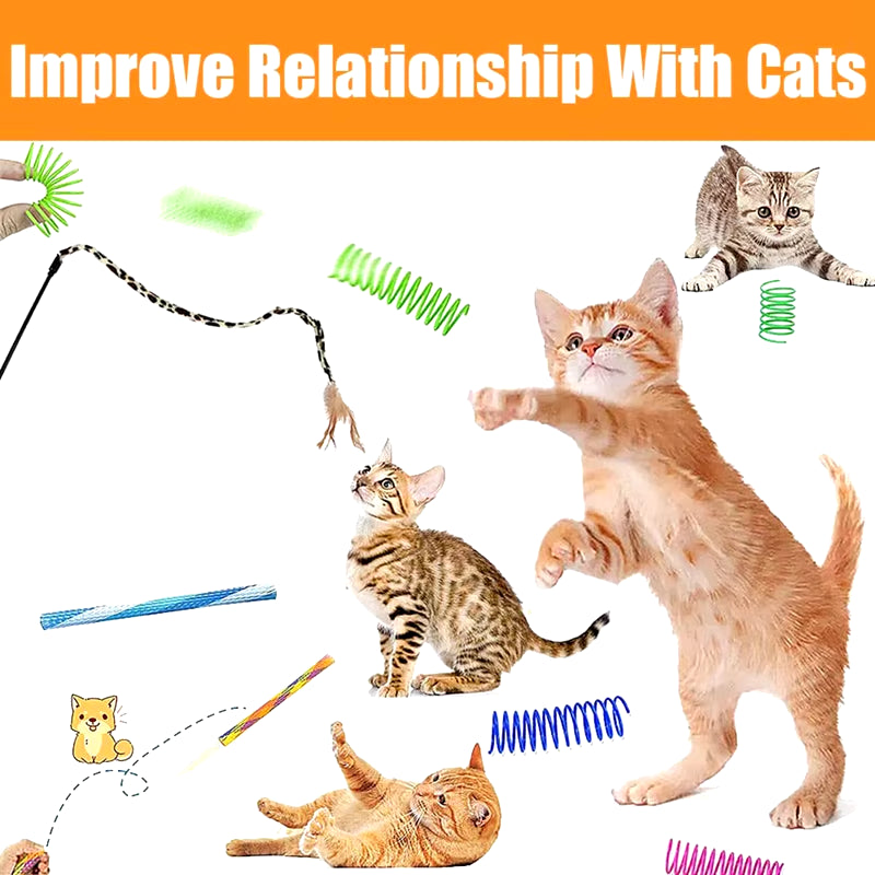 22 Pcs Cat Toys Interactive for Indoor Cats 