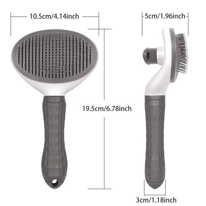 Pet Dog Brush Cat Comb Self Cleaning Pet Hair Remover Brush 