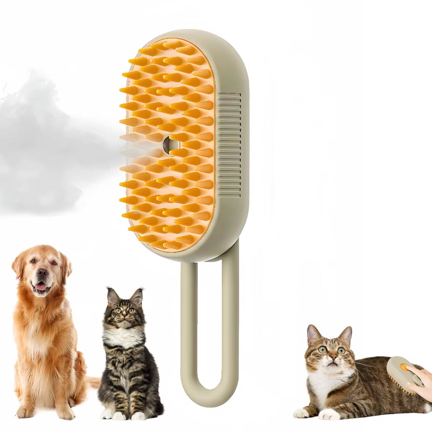 3 in 1 Pet Brush Cat Steam Brush Comb Dog Brush Electric Spray 