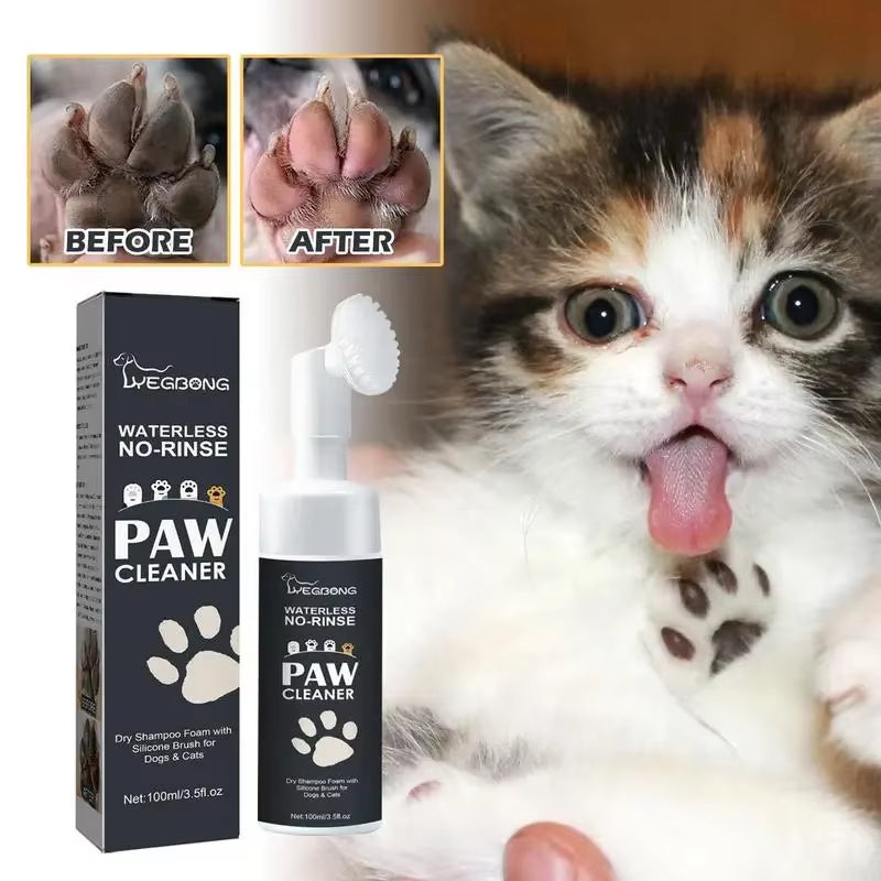 100Mlpaw Cleaner Foam Dog Claw Cleaner Cat Paw Cleaner 