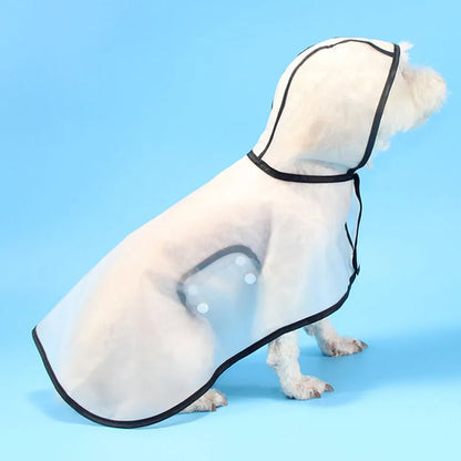 Pet Dog Rain Coat for Small Large Dogs French Bulldog Husky Transparent Cloak Coat Jacket for Rain 8 Sizes Raincoat Clothing #9"